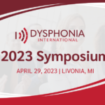 Join us for the 2023 Dysphonia International Symposium