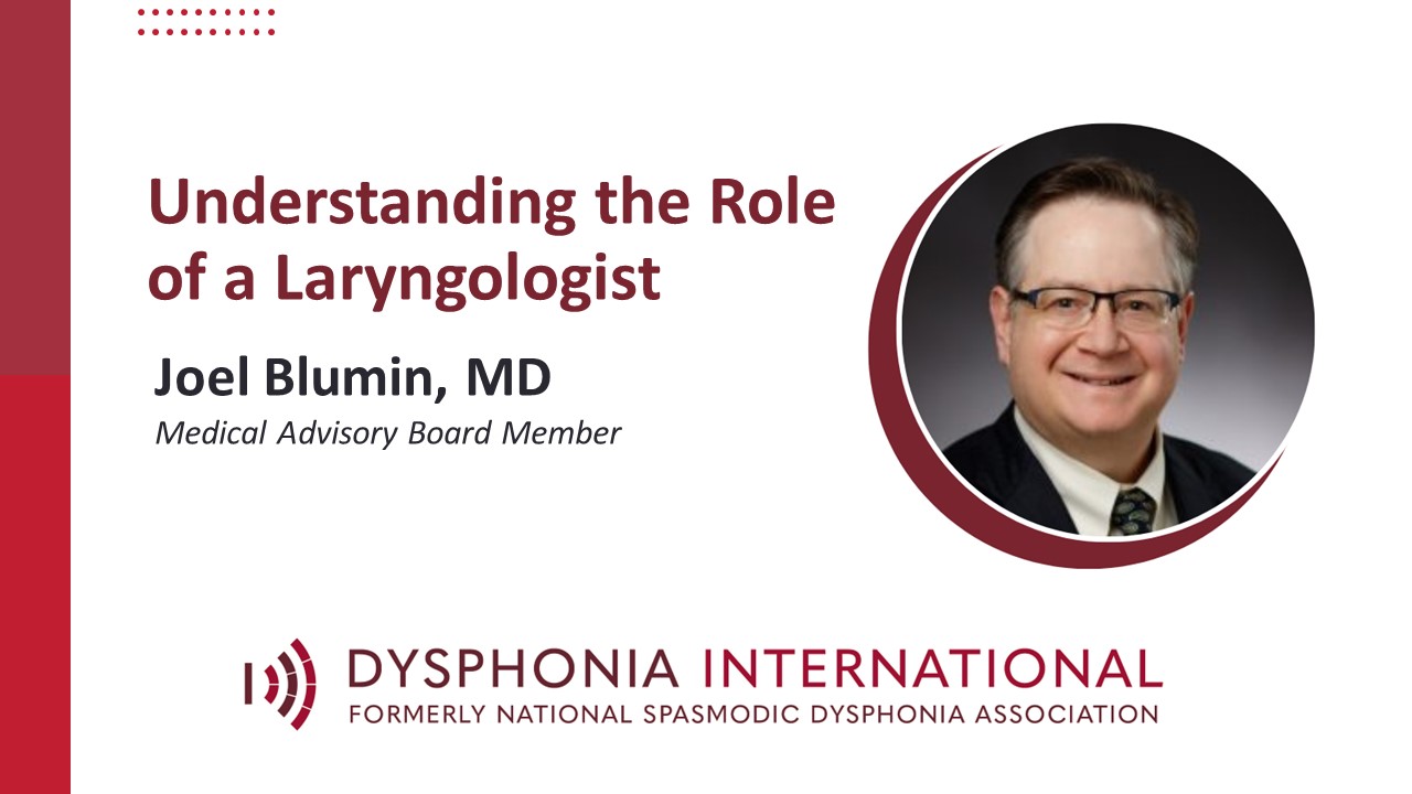 Read more about the article WATCH | Understanding the Role of the Laryngologist with Dr. Joel Blumin
