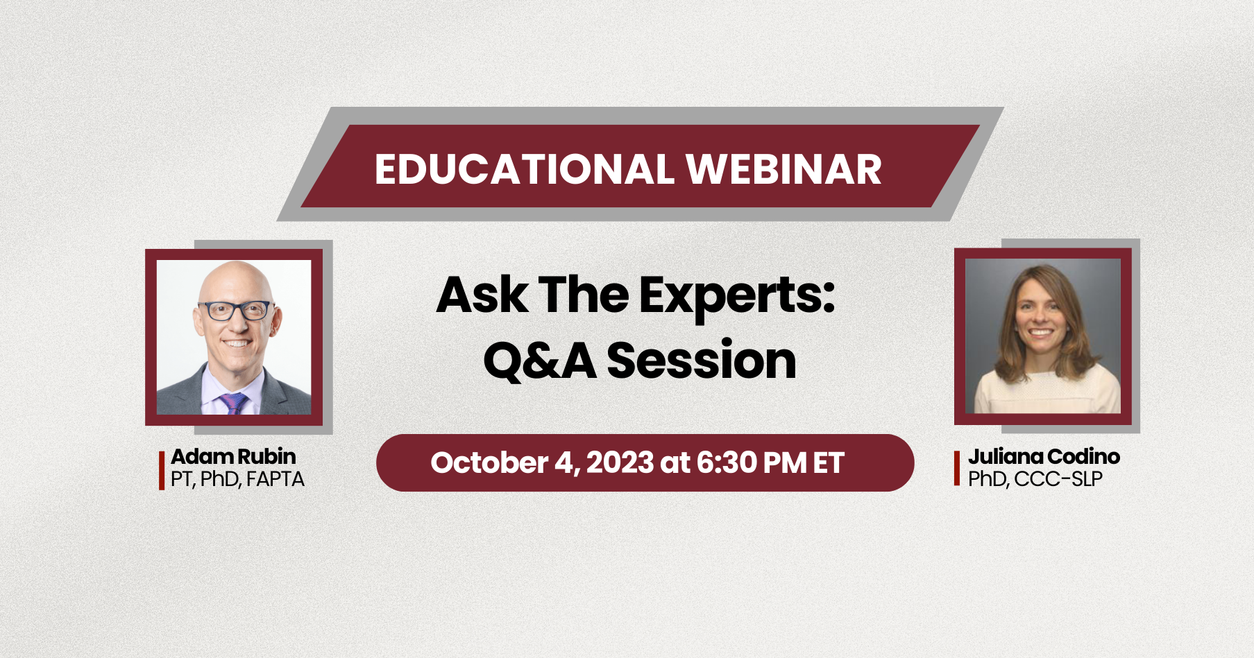 Read more about the article Register for Our Next Webinar | Oct. 4, 2023