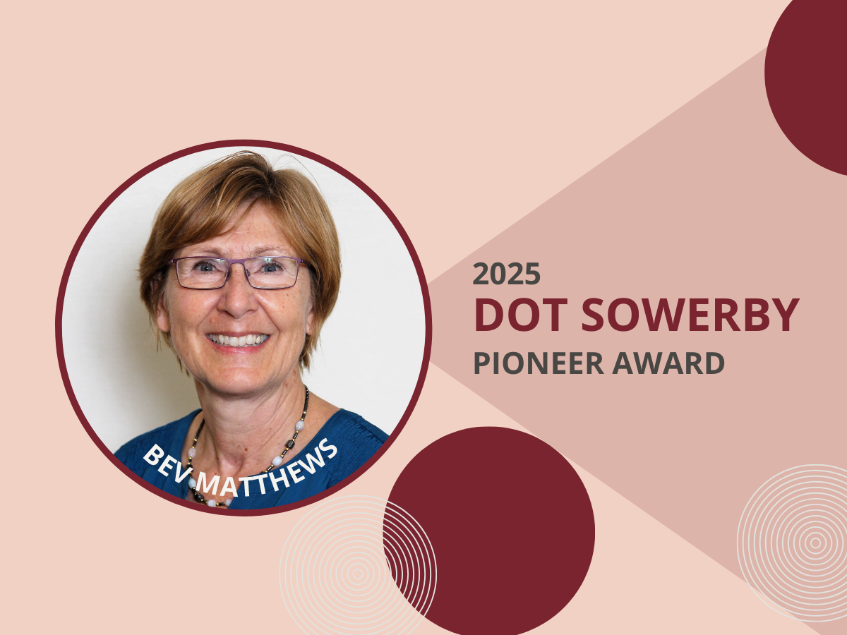 Read more about the article 2025 Dot Sowerby Pioneer Award